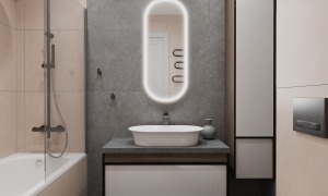 Ванная комната и туалет ПИК - дизайн керамогранит Estima Luna