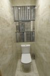 Английский кабинет-библиотека в туалете