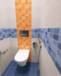 Туалет П-44т плитка Marazzi Espana Minimal, гиг/душ, инсталляция