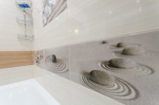 Плитка УралКерамика Relax, декоры над ванной