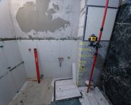 Облицовка стен керамогранитом