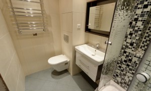 Ремонт ванной комнаты в 4-хкомнатной квартире в доме серии 1МГ-601-Д