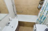 Ремонт ванной комнаты и туалета - керамогранит Италон - серия дома П46