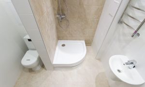 Ремонт и перепланировка ванной комнаты - установка душевого угла