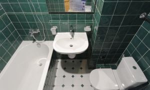 Объединение ванной и туалета (серия дома И-209А)