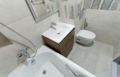 Совмещение ванной и туалета, серия дома 1МГ-601 