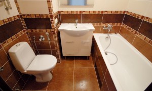 Ремонт по совмещению ванной и туалета по дизайн-проекту Аллигатор