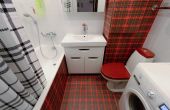 Перепланировка ванной комнаты 3,2 м2